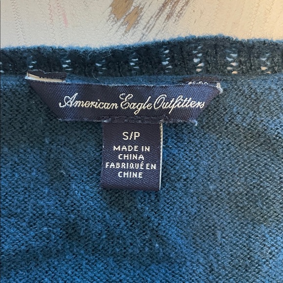 Vintage American Eagle Outfitters Lace Back Sweater - Picture 3 of 6